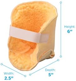 NOVA Heel Protectors with Soft Fleece Lining, Pressure Relief Heel Cushions for Bed Sores, Heel Pain & Ulcers, Breathable, Adjustable Velcro Straps