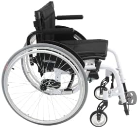 Karman White Frame Ultra Lightweight Wheelchair, 18" D x 18" D