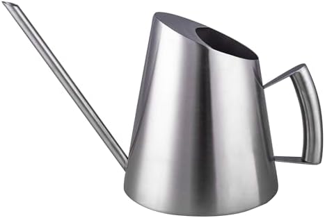 IMEEA Stainless Steel Indoor Watering Can with Long Spout Modern Watering Can for Small Indoor Plants, 50oz / 1.5L Maximum Capacity