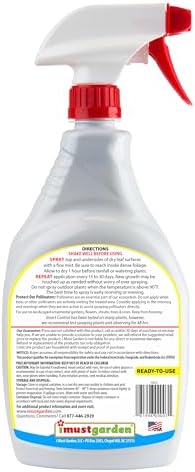 I Must Garden Insect Spray: Kills/Repels, Natural Plant Protection - 32oz | Kills/Repels, Natural Plant Protection