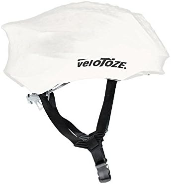 veloToze Cycling Helmet Cover, fits Most Bike Helmets - Keeps Wind, rain and Sun Away from Head; Bright Colors for Visibility