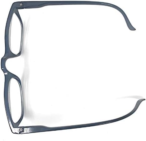 The Felix Rectangle Half Frame Reading Glasses, Unisex Half Rim Readers + 1.50 Dark Tortoise
