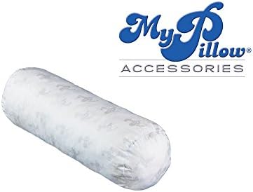 MyPillow Round, Neck and Cervical, Bolster Pillow, Made in USA, 6"x18", White
