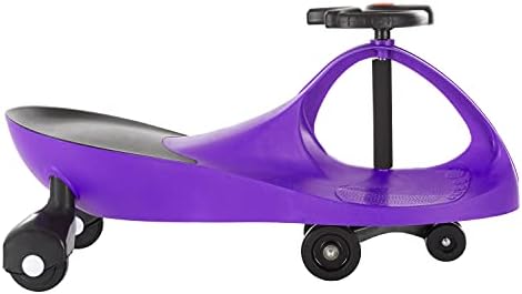 Wiggle Car Ride On Toy - No Batteries, Gears or Pedals - Twist, Swivel, Go - Outdoor Ride Ons for Kids 3 Years and Up by Lil' Rider (Hot Pink)