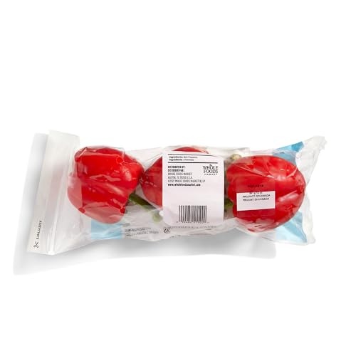 Red Bell Peppers Conventional Sourced For Good, 3 Count