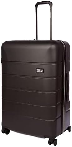 Eddie Bauer Glacier Checked 30" Luggage | Hardside | Spinner Wheels | Expandable | Lightweight | Travel Essentials - Sprig Green