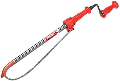 RIDGID 46683 K-1 Combination Auger with C-Style Cutter Head, Telescoping Drain Auger to Remove Drain Clogs in Sinks and Urinals
