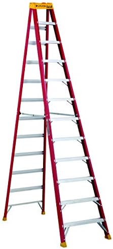 Louisville Ladder 4-Foot Fiberglass Step Ladder, 300-Pound Load Capacity, Type IA, L-3016-04