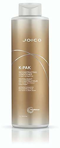 Joico K-PAK Daily Reconstructing Shampoo & Conditioner Set | For Damaged Hair | Repair Damage & Prevent Breakage | Double Hair Strength | Boost Shine | With Keratin & Guajava Fruit Extract