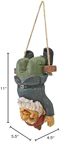 Design Toscano Alfie the Acrobat: Swinging Gnome Statue