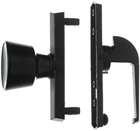 Wright Products - Universal Knob Door Latch for Screen and Storm Doors, Aluminum Grey