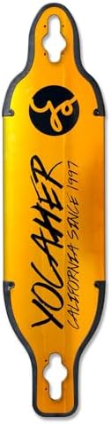 Aluminum Gold or Black Skateboards Longboard Drop Through Deck ONLY or Complete Long Board, for Boys, Girls, Kids, Teens and Adults and for Beginners to Professionals