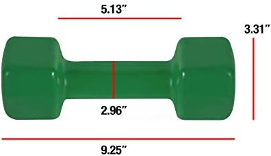 CAP Barbell Vinyl Coated Dumbbell | 1-15 LB Single or Pair