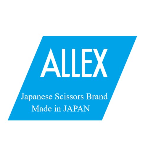 ALLEX Ostomy Scissors Curved Blunt Tips for Cutting Stoma Bag and Wafer, Made in JAPAN, Japanese Stainless Steel Blade