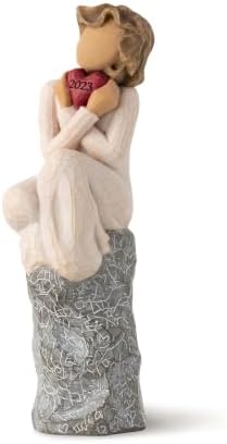 Willow Tree You and Me (Darker Skin), Sculpted Hand-Painted Figure | Cast from a Susan Lordi Original Carving, Expression of Love and Caring, Display on Shelf, Table or Mantel, Fitted Gift Box