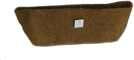 Molded Coco Fiber Liner - 72 Inch Window Hayrack Planter -Comes as a Pair of 36 Inch