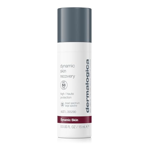 Dermalogica Dynamic Skin Recovery SPF 50, Anti-Aging Moisturizer | Firms, Hydrates, and Protects in One Step, Broad Spectrum SPF 50 with Peptides and White Tea, Non-Greasy No White Cast