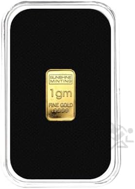 Air-Tite Black Wafer Capsule Holders for 1oz or Smaller Gold Bars Qty: 10