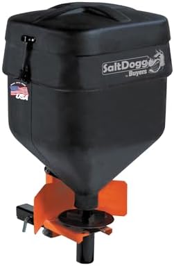 Buyers Products SaltDogg TGSUV1B Tailgate Salt Spreader, 4.4 Cu Ft / 331 lb Capacity, Hitch Mount, for SUV & Pickup Truck, Gravity Feed w/ Manual Gate