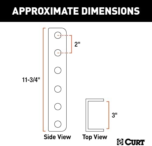 Curt Manufacturing 48650 5 Position Channel