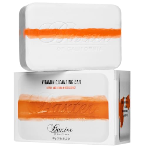 Baxter of California Vitamin Cleansing Bar, Citrus & Herbal Musk, 7 oz