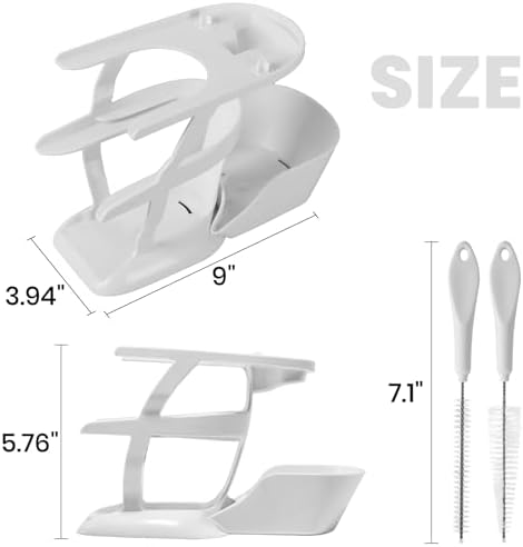 Premium Countertop Caddy Organizer for Navage Nasal Irrigation System - 3-Tier Storage for Nose Cleaning Supplies, Detachable Tray, Sleek Design - Nasal Care Accessories (Caddy Only)