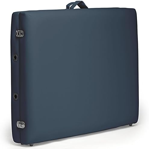 Saloniture Professional Portable Folding Massage Table with Carrying Case - Black