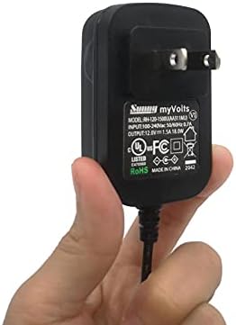 MyVolts 12V Power Supply Adaptor Compatible with Pioneer TORAIZ SP-16 Sampler seqencer - US Plug