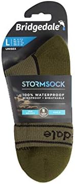Bridgedale Standard Mens and Hiking-Socks, Khaki/Olive, Large