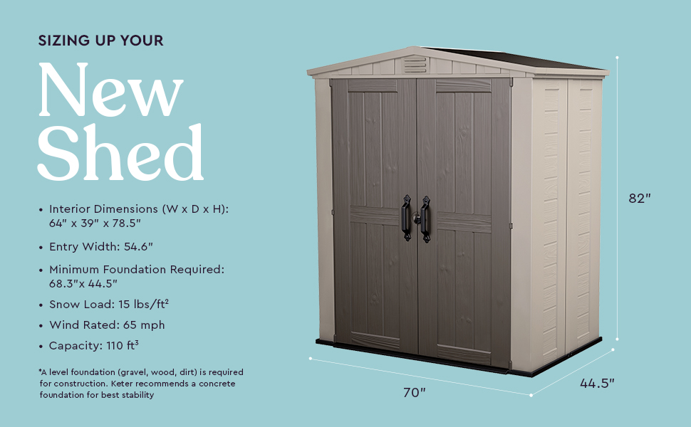 sizing up your new shed