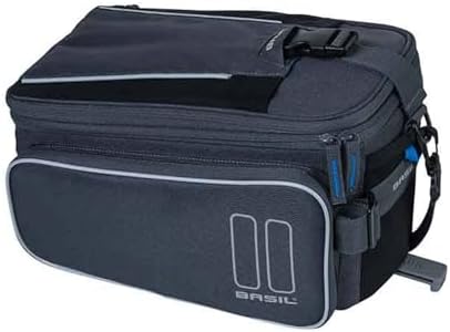 Basil Sport Design MIK Trunk Bag, Graphite, 7-15 Litre