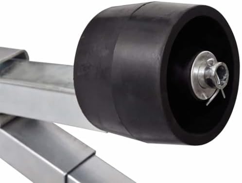 vidaXL Boat Trailer Bottom Support Bracket with Keel Rollers