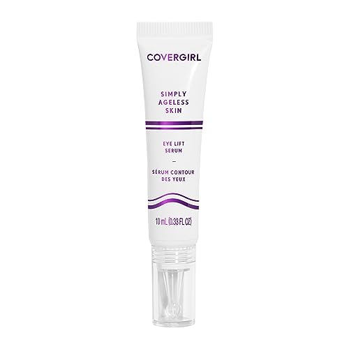 COVERGIRL Simply Ageless Skin Eye Lift Serum, Reduces Wrinkles, 1 Pack, 0.92 Oz, Serum, Face Serum, Skin Tightening Serum, Anti-Wrinkle Serum