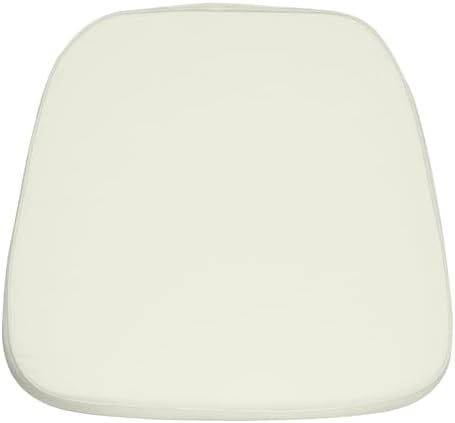 Flash Furniture Soft Black Fabric Chiavari Chair Cushion | Soft Fabric, Hook and Loop Fastener, Replacement Cushion