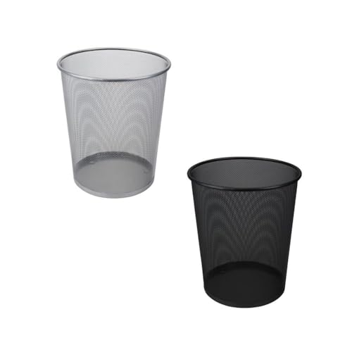 Waste Paper Bin 19 L Wire Basket Waste Paper Bin Wire Bin Round