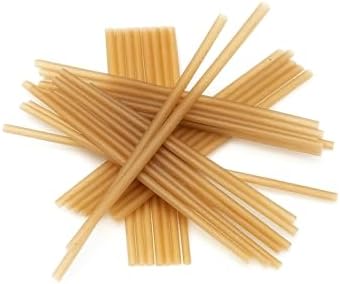 Agave Fiber Straws, 50-Pack, Individually Wrapped, for Smoothies & Cocktails