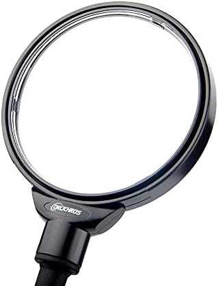 Bike Mirror Rotatable And Adjustable Wide Angle Rear View Shockproof Convex Mirror Universal For Bike Bicycle