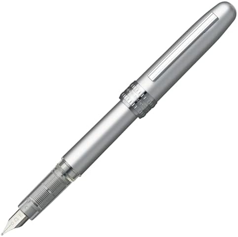 Platinum Plaisir Medium Nib Fountain Pen, Black (PGB-1000-#1-M)