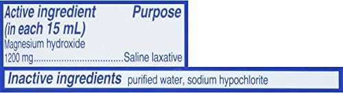 Phillips' Milk of Magnesia, Laxative, Original, 4 Ounce (Pack of 6) - Packaging May Vary