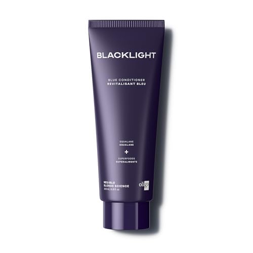 Oligo Professionnel - Blacklight Blue Conditioner for blondes - Vegan - Eliminate Brassy tones - Refresh faded highlights - Argan oil - Hydrating Formula - 8.5oz