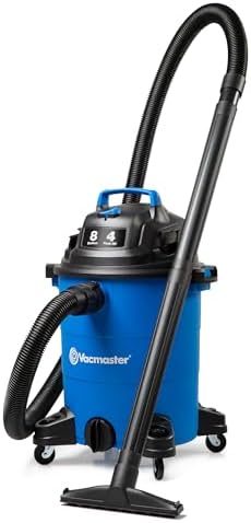 Vacmaster VOC809PF 8-Gal 4 Peak HP Utility Wet/Dry Vacuum Blue