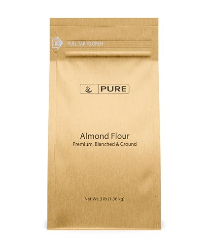 Pure Original Ingredients, Almond Flour, Blanched, Extra Fine, 3 Lb | For baking, cooking, and pantry use