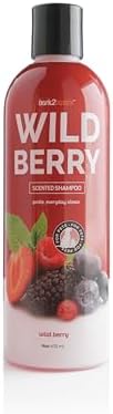 Bark2Basics Wild Berry Dog Shampoo, 16 oz - Naturally Derived, Unique Herbal Blend, For Dry Itchy Skin, Gentle, Moisturizing | Naturally Derived