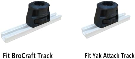 Brocraft Quick Release Rail Adapter/Gear Adapter/Kayak Track Mount