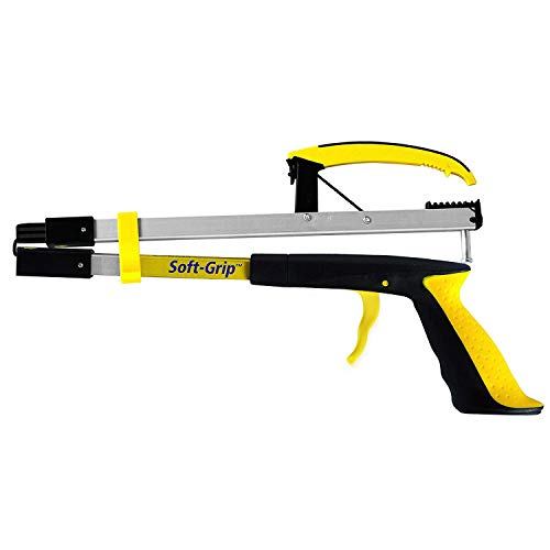 RMS 26 Inches Folding Grabber Reacher with Ergonomic Handle | Folding Reaching Tool, Pick up things from the floor