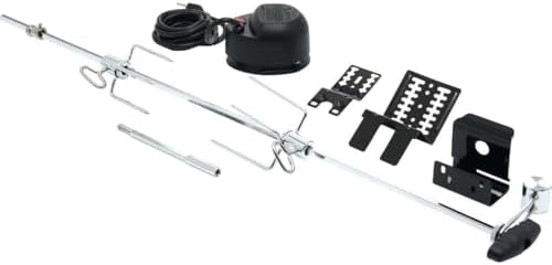 GrillPro 60090 Rotisserie Kit for Grills, 39-1/2", Black