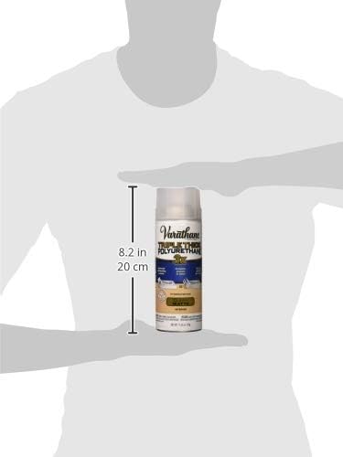 Varathane Triple Thick Polyurethane Gloss Wood Finish | One Coat Protection, Self-Leveling Formula, Scratch And Stain Resistance, Crystal Clear Finish, Quart