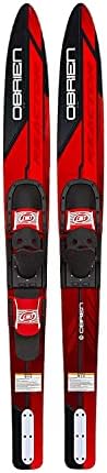 O'Brien Reactor Combo Water Skis, 67",Red