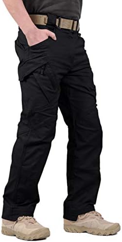 LABEYZON Men's Casual Cargo Work Pants Outdoor Lightweight Military Tactcial Pants for Men with 9 Pockets