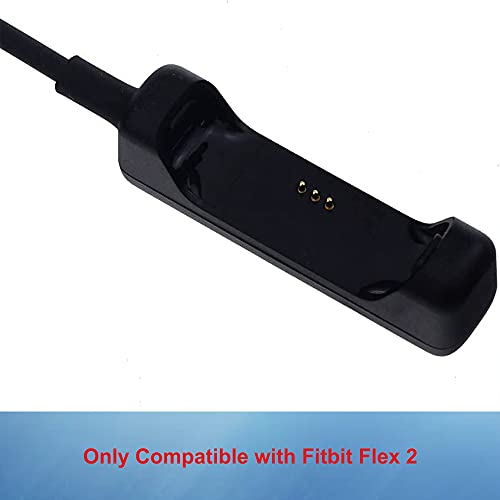 Charger Cable for Fitbit Flex 2, USB Charger Charging Cable for Fitbit Flex 2 (2Pack, 30cm/1ft)